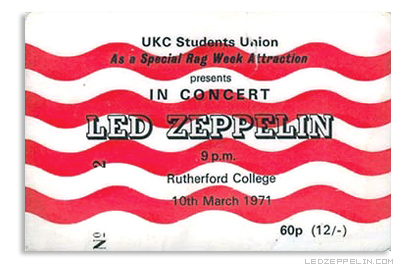 Canterbury '71 ticket