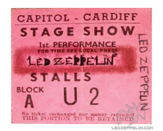 Cardiff 1972 ticket