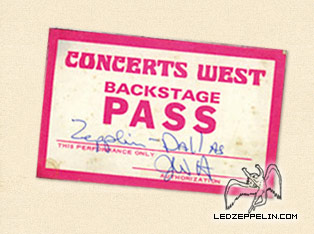 Dallas 1973 Backstage Pass