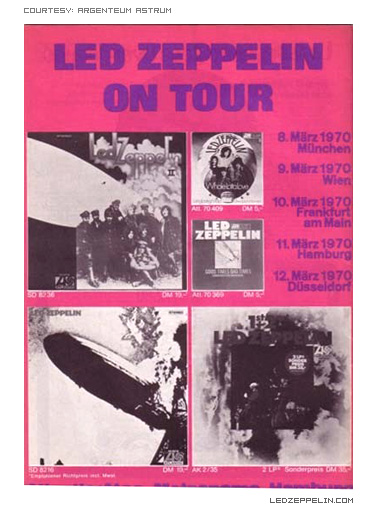 Germany '70 Tour ad