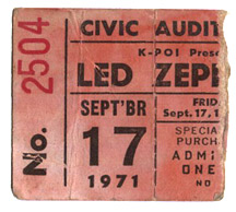 Honolulu '71 ticket