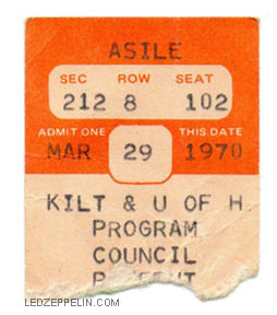 Houston 1970 tickets tub