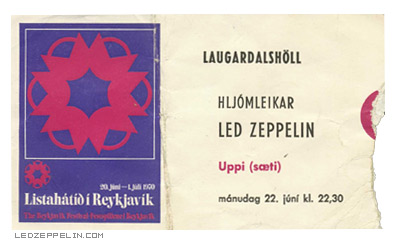 Iceland '70 ticket