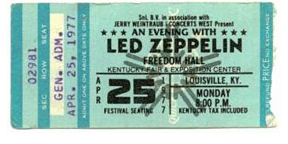 Louisville '77 ticket