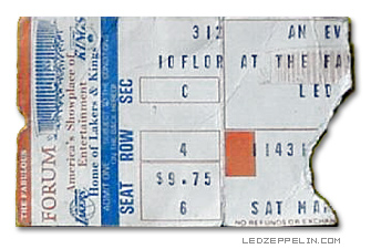 L.A. '77 ticket