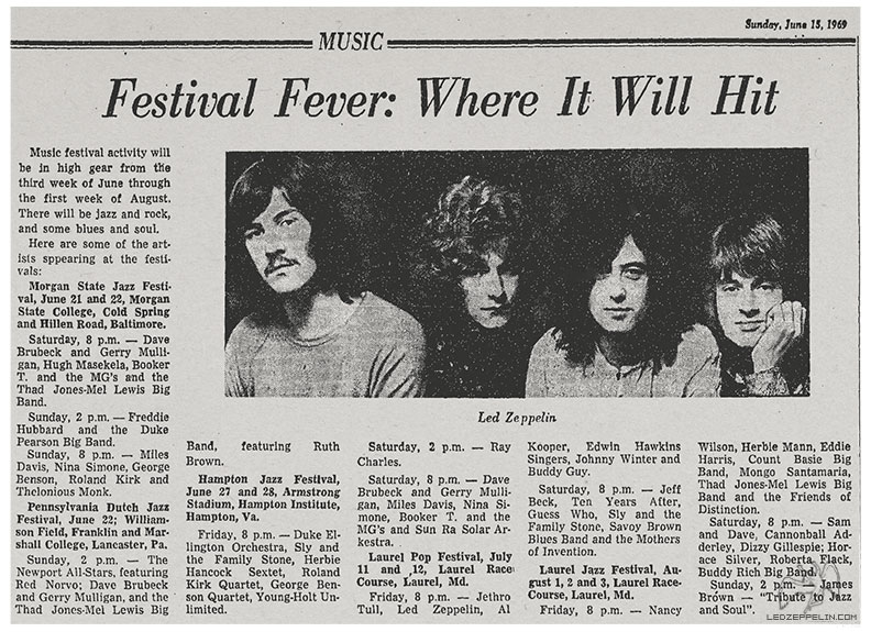 Laurel Pop Festival 1969 (press)