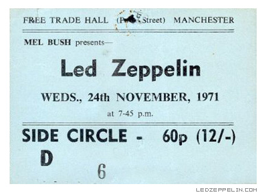 Manchester '71 ticket