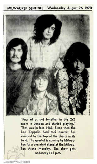 Milwaukee 1970 - press
