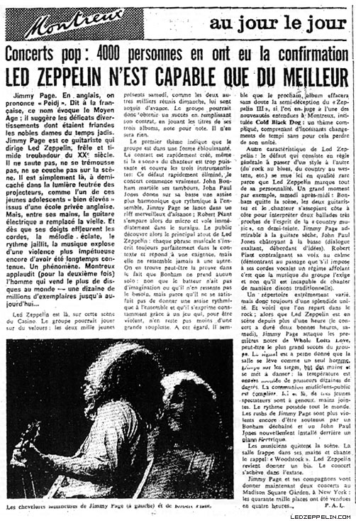 Montreux '71 press