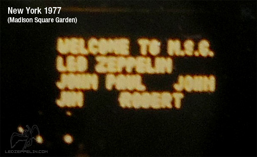 New York 1977 (MSG Marquee)