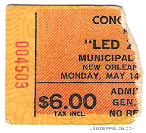New Orleans '73 ticket