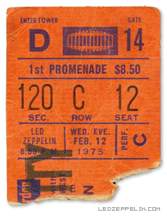 NY '75 ticket