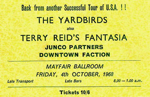 Newcastle '68 ticket