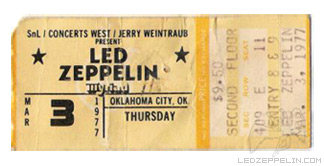 Oklahoma 1977 ticket