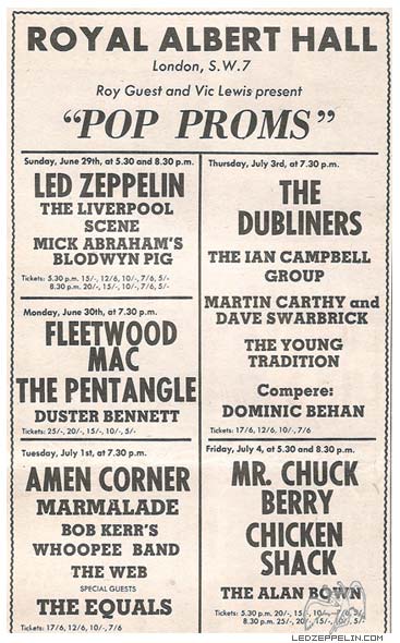 Pop Proms 1969 ad