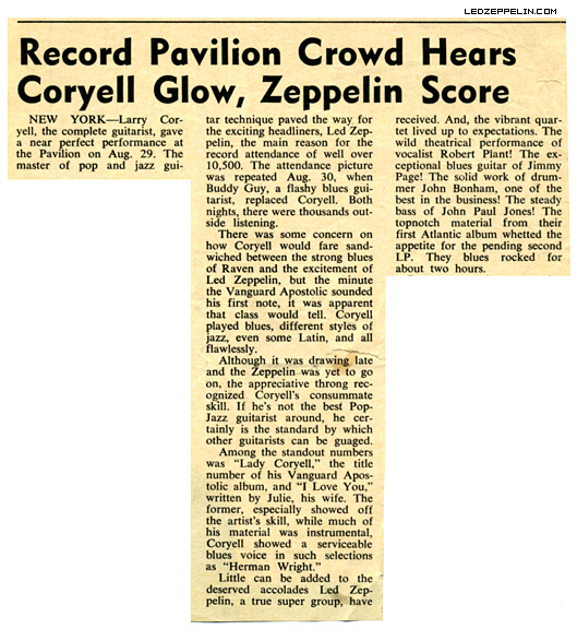 Flushing Meadow '69 review