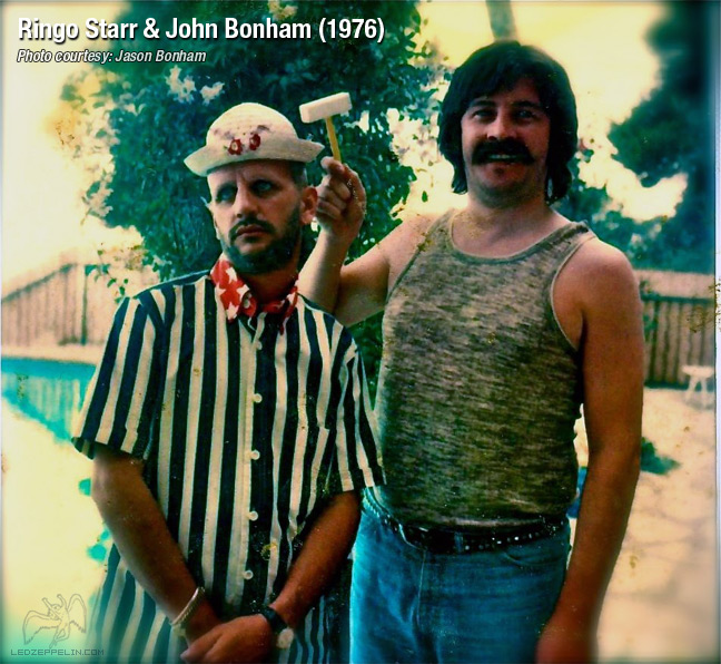 Ringo Starr & John Bonham (1976)