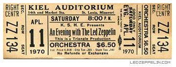 St. Louis '70 ticket