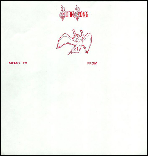 Swan Song stationary