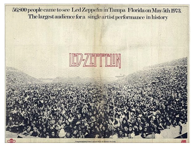 Tampa 1973 - Record Crowd