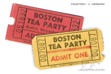 Boston Tea Party 1969 tickets