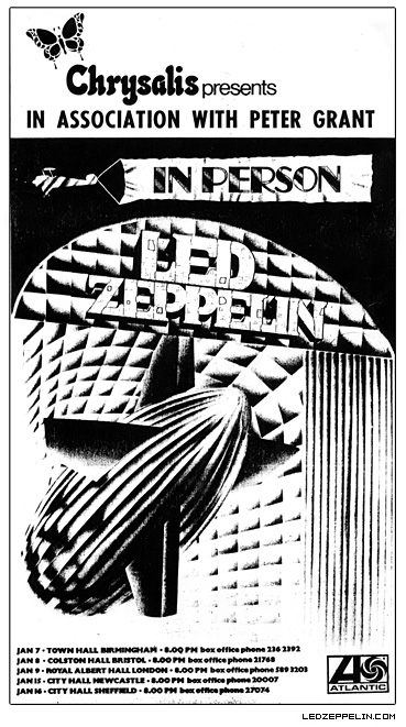UK '70 Tour ad