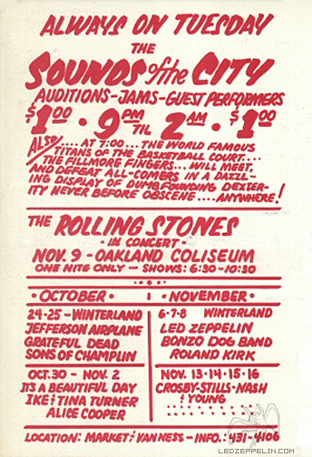 Winterland - Nov. 1969 ad