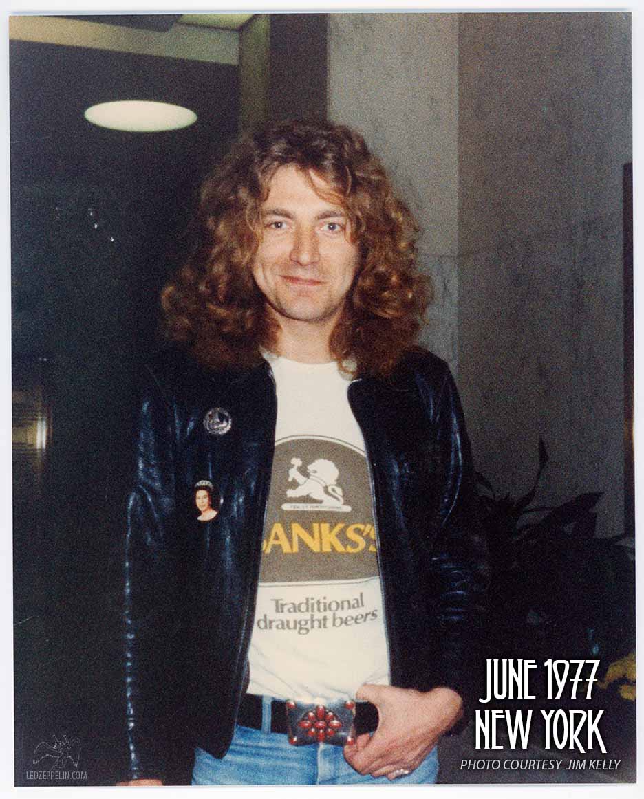 Robert Plant New York 1977 (Plaza Hotel) - Photo courtesy Jim Kelly