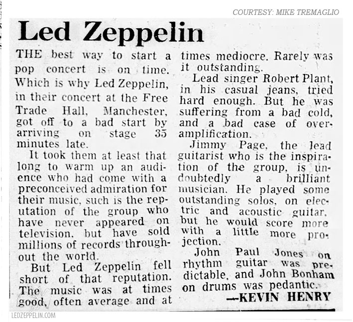 Manchester 11-24-71 Review