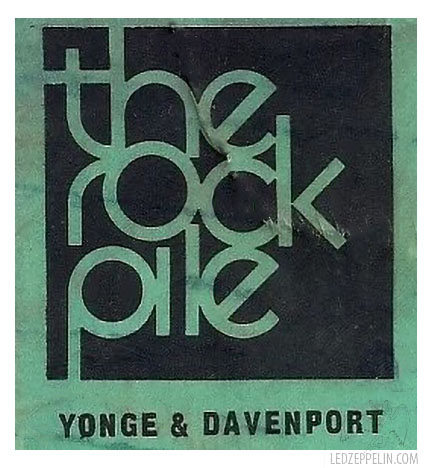 Toronto (Rock Pile) card 1969