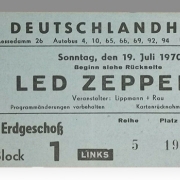 Berlin 7.19.70 ticket