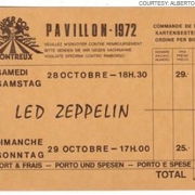 Montreux 1972 - ticket order form