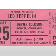 Denver 1973 Ticket