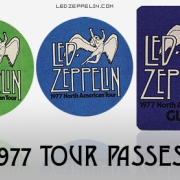 1977 Tour Passes