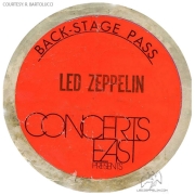 Backstage Pass 'Concerts East' (circa 1972)