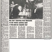 Newcastle 1972 press 'Last Laugh' (NME)