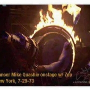 NY 1973 - Fire Dancer Mike Quashie