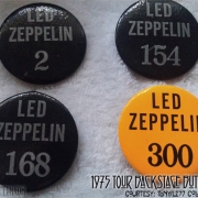1975 Tour Backstage Buttons