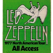 1977 All Access cloth pass