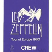 Tour Over Europe 1980 - pass