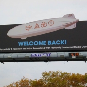 Welcome back! Billboard in New York. (Nov. 2014)