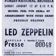 Brussels 1975 - Press Pass
