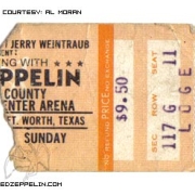 Ft. Worth 1977 ticket