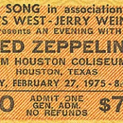 Houston '75 ticket