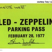 Houston 1977 parking pass