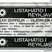 Reykjavik - Iceland 1970 ad