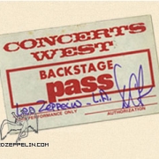 L.A. 1972 Backstage Pass