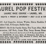 Laurel Pop Festival 1969 (ad)