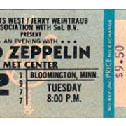 Bloomington '77 ticket