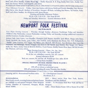 Newport Jazz Festival 1969 - flyer